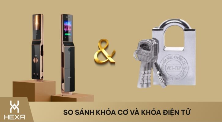So sánh khóa cơ và khóa điện tử - avt
