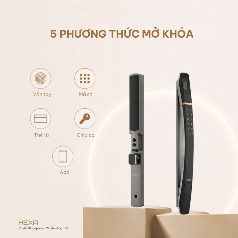 5 phương thức mở khóa của HEXA P300