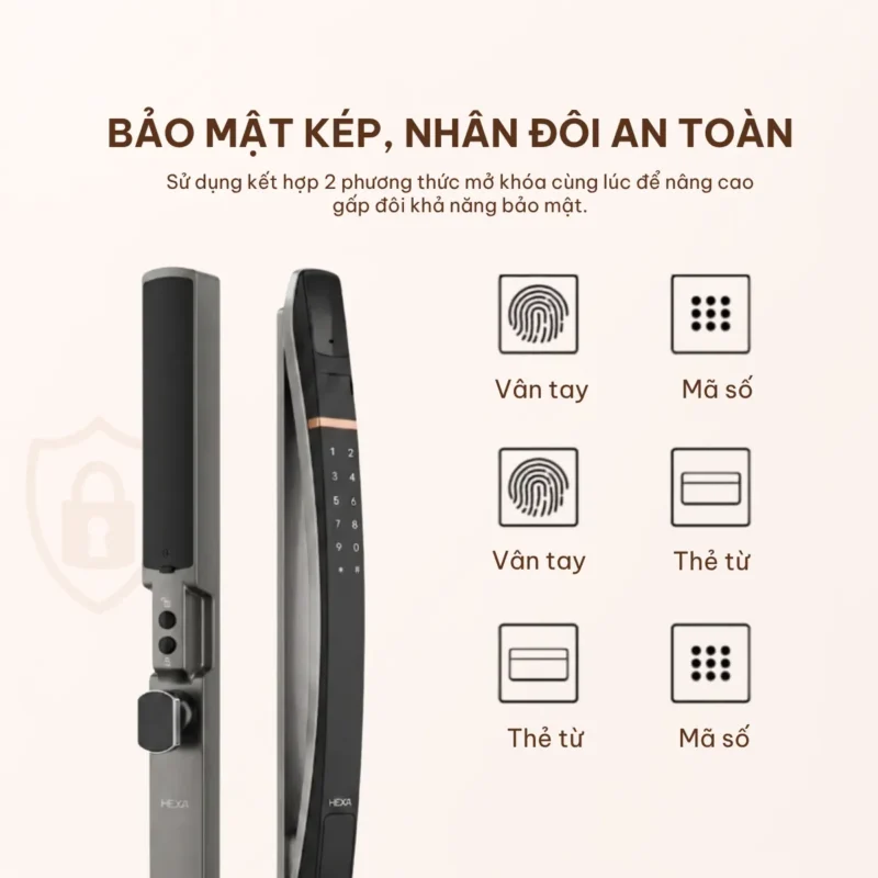 Bảo Mật Kép, Nhân Đôi An Toàn của HEXA P300