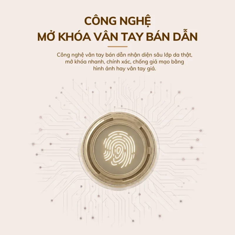 Công nghệ mở khóa vân tay bán dẫn của HEXA P300