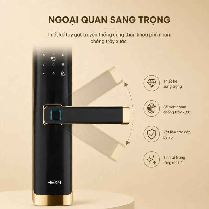 HEXA L100 với ngoại quan sang trọng