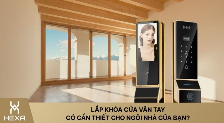 Lắp khóa cửa vân tay