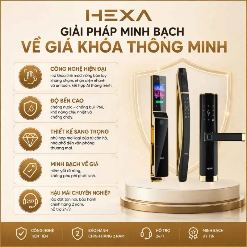 HEXA - Giải pháp minh bạch về giá khóa thông minh