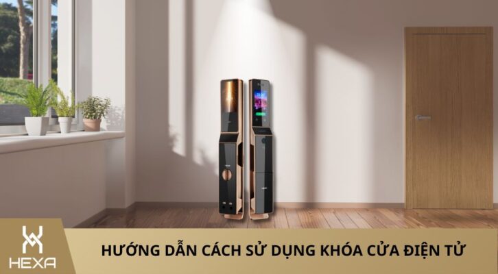 cách sử dụng khóa cửa điện tử