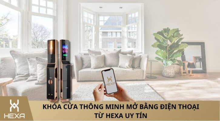 khóa cửa thông minh mở bằng điện thoại
