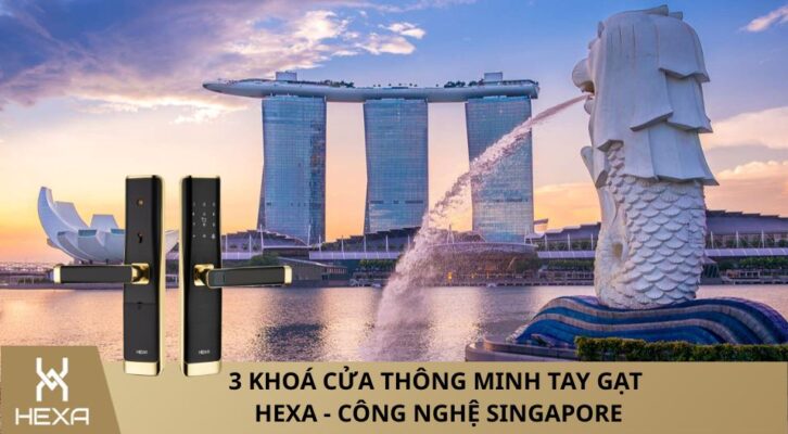 khoá cửa thông minh tay gạt