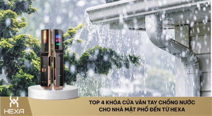 khóa cửa vân tay chống nước