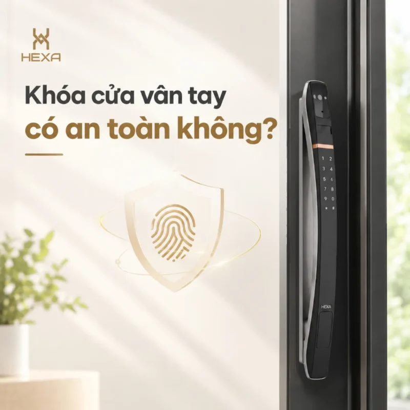 Khóa cửa vân tay có an toàn không?
