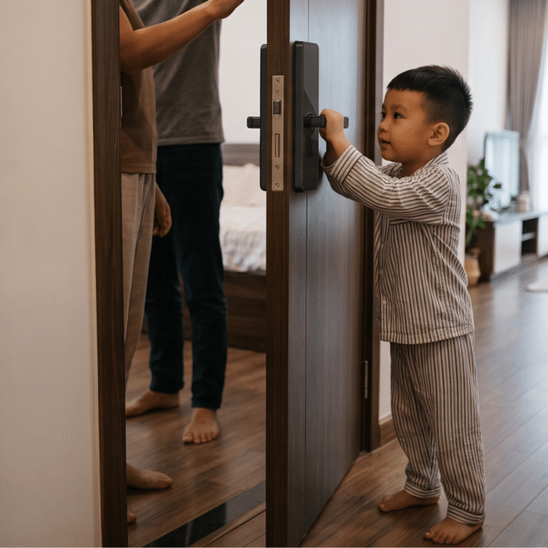 Khóa cửa thông minh phòng ngủ 2 