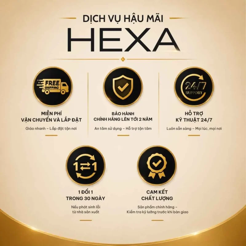 Dịch vụ hậu mãi của HEXA 