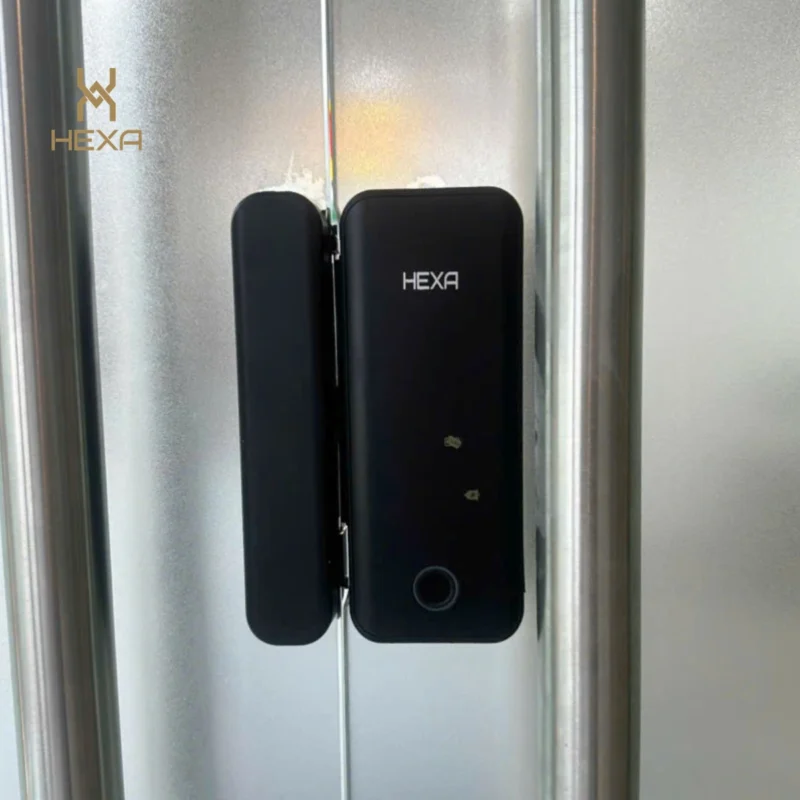 Lắp đặt khóa thông minh cửa kính cường lực Hexa G200 tại Thuận An Bình Dương