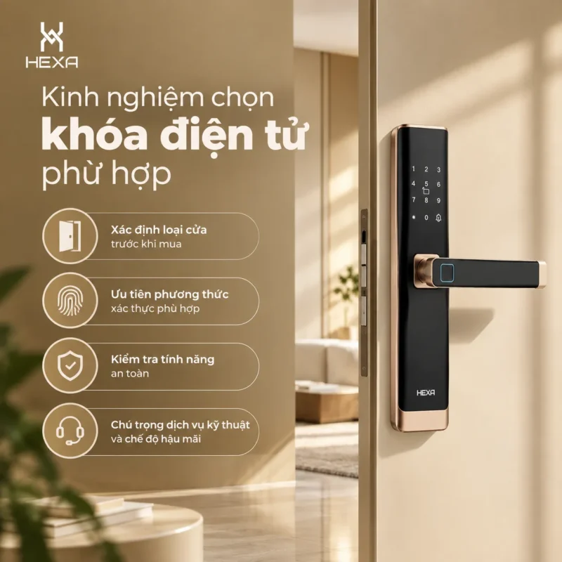 Kinh nghiệm chọn khóa điện tử phù hợp